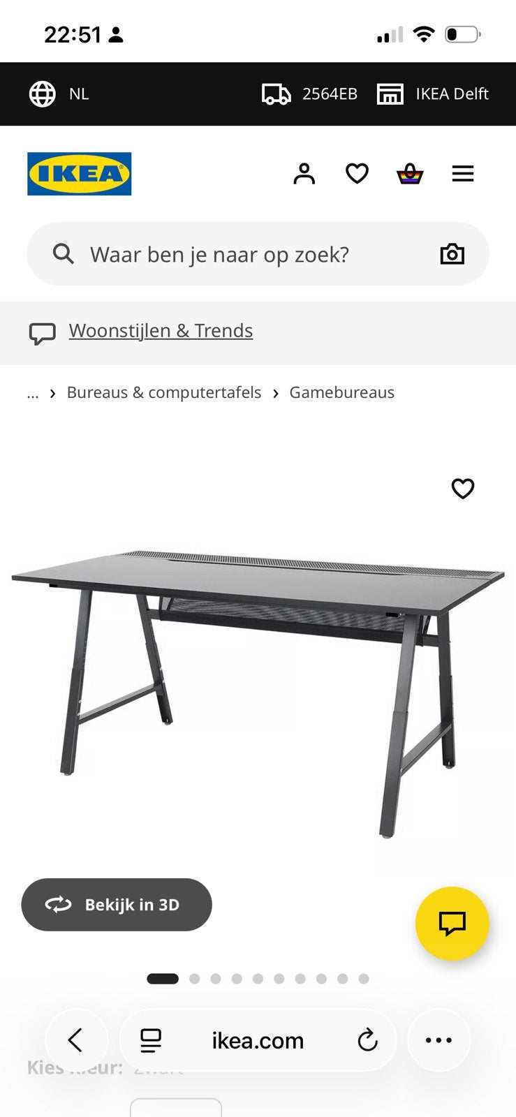 Bureau, Ophalen, Zo goed als nieuw