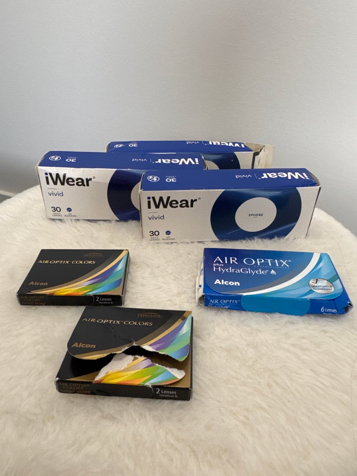 Air Optix - Hydra en kleurlenzen - Pearls iWear Vivid, Ophalen of Verzenden, Nieuw, Overige typen