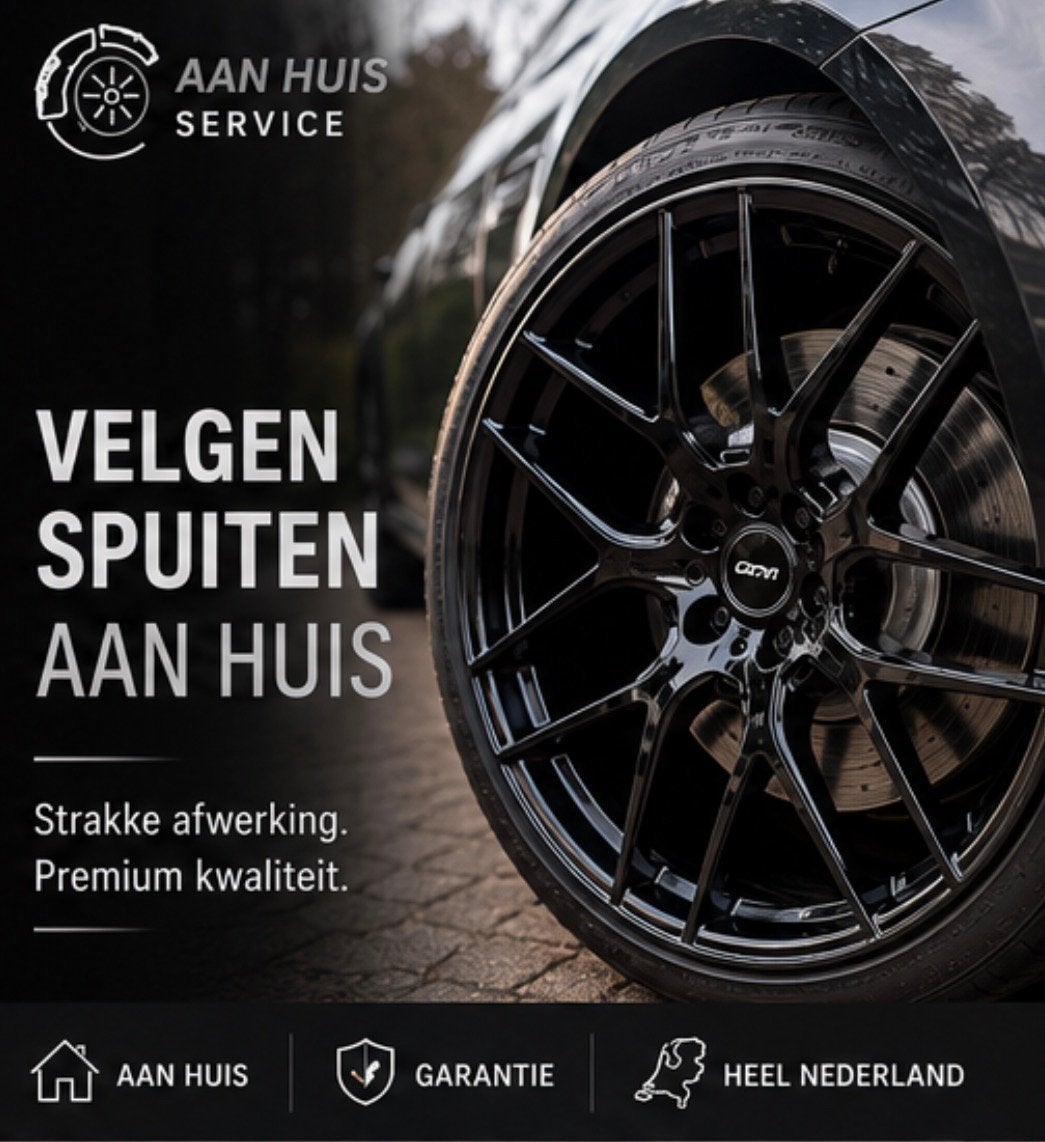 Auto velgen spuiten OP LOCATIE - velgen spuiten aan huis, Garantie