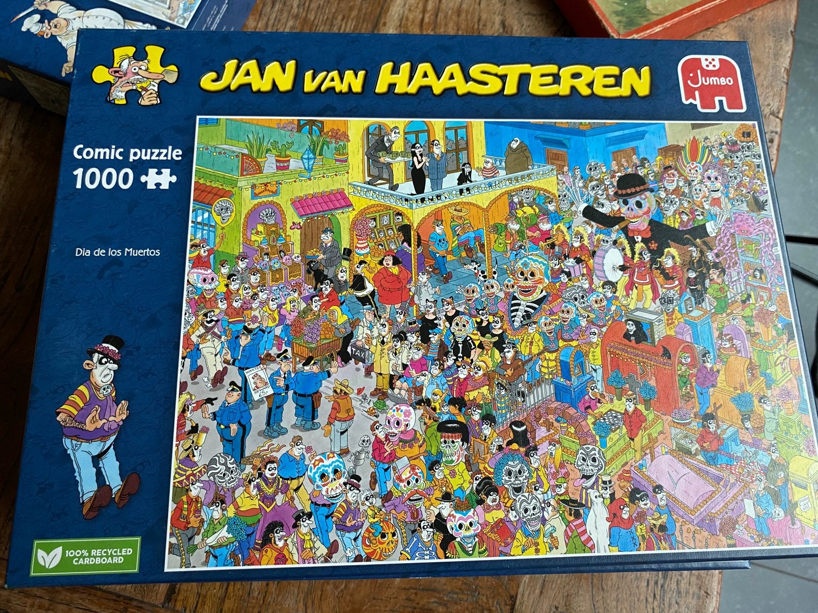 Jan van Haasteren- Dia de los Muertos-1000 stukjes -Nieuw, Ophalen of Verzenden, 500 t/m 1500 stukjes, Nieuw, Legpuzzel