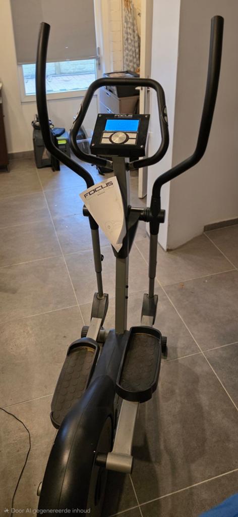 Focus Fitness Fox 5 Crosstrainer Perfect voor Thuis Workouts, Ophalen, Crosstrainer, Metaal, Buik