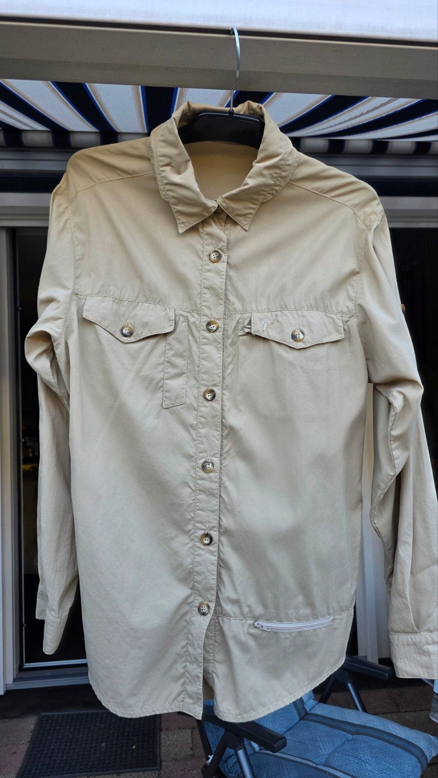 Tropicare / Care Plus blouse dames M, Maat 38/40 (M), Beige, Ophalen of Verzenden, Zo goed als nieuw