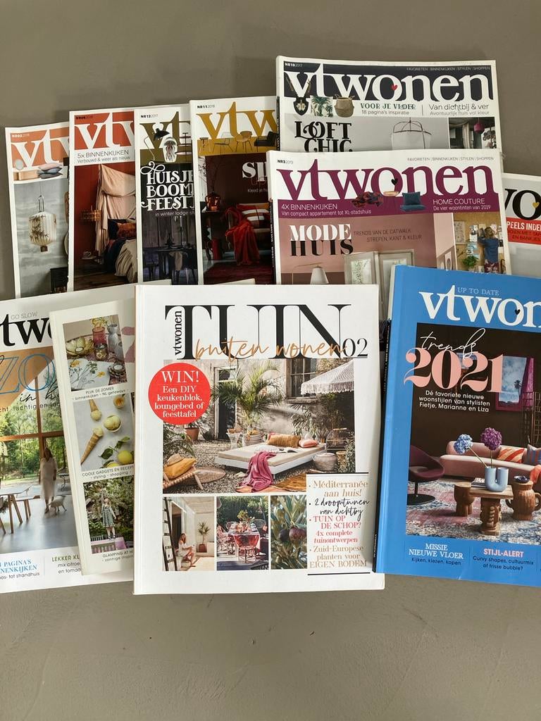 VT Wonen Tijdschriften Collectie - Diverse Jaargangen, Boeken, Ophalen, Gelezen, Overige typen