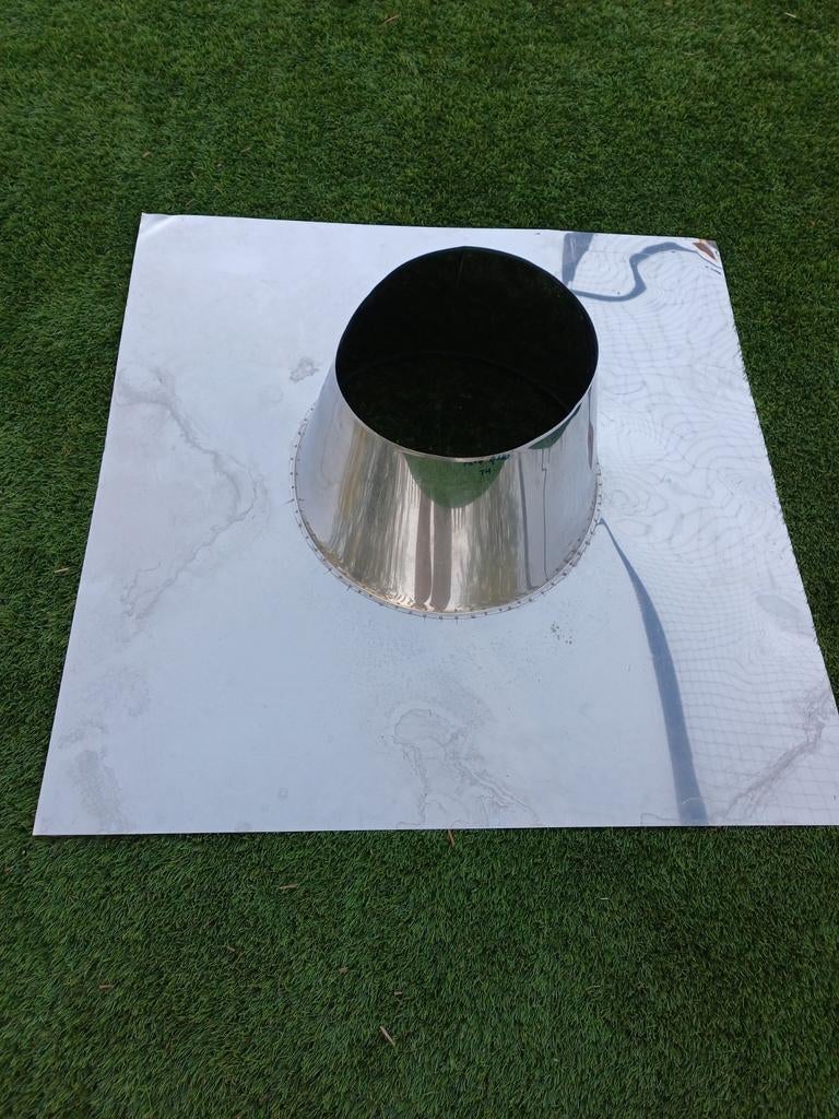 Metalen Dakdoorvoer voor Ventilatie of Rookkanaal, Ophalen, Overige typen, Nieuw, Minder dan 5 m²