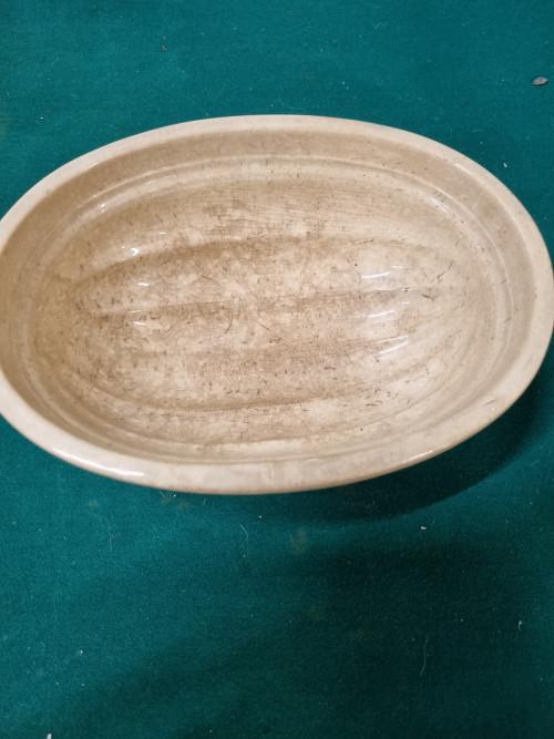 Schaal p. regout vintage cremebruin, Ophalen of Verzenden, 'T Olde Gre-j, Info@toldegrej.nl, Endepoelstraat 20f Didam