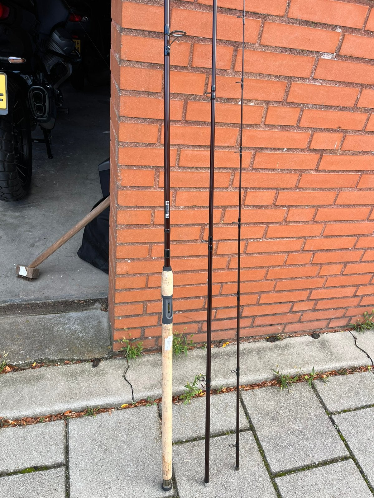 Karper penhengel, Ophalen, Zo goed als nieuw, Werphengel