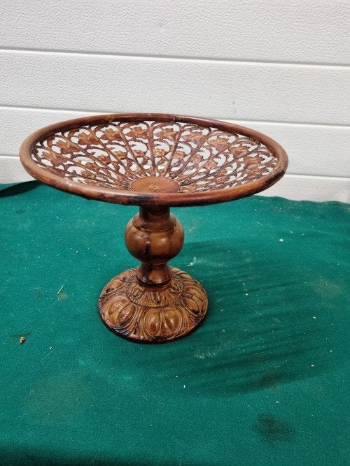 schaal op voet metaal, Huis en Inrichting, Woonaccessoires | Overige, Ophalen of Verzenden, 'T Olde Gre-j, Info@toldegrej.nl, Endepoelstraat 20f Didam