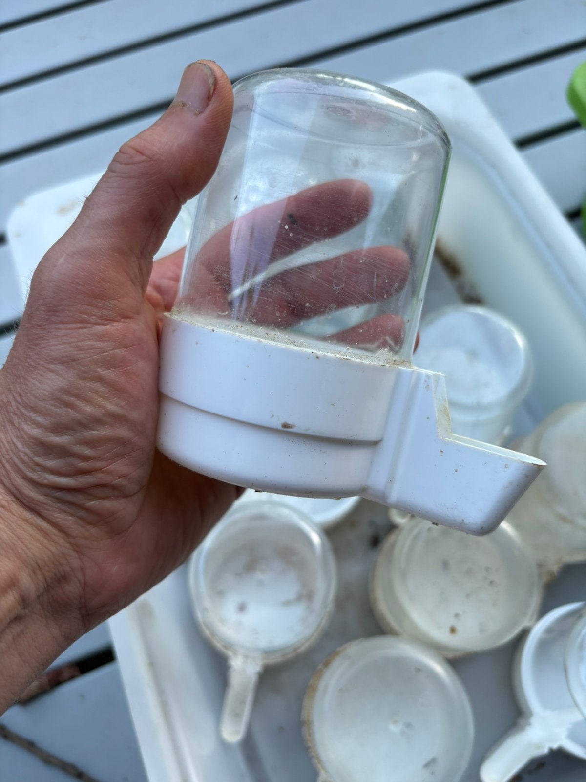Drinkfonteintjes drinkflesjes 10 voor €15, Ophalen of Verzenden, Zo goed als nieuw, Kooi-accessoires