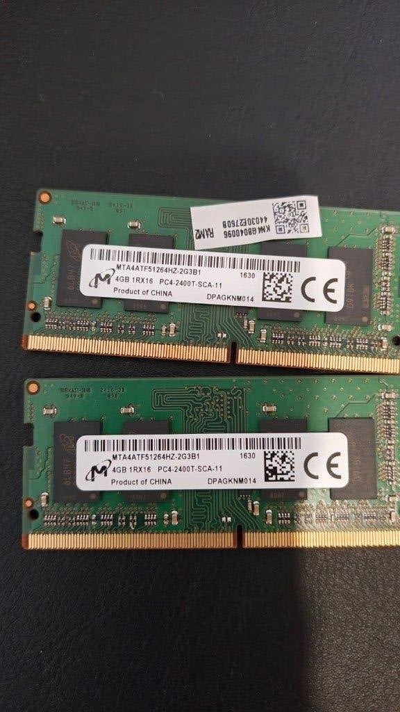 8GB (2x4GB) DDR4-2400 SO-DIMM, DDR4, Ophalen of Verzenden, Zo goed als nieuw, Laptop