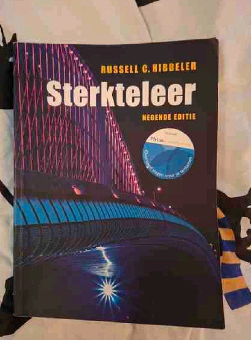 Sterkteleer 9e editie, Boeken, Zo goed als nieuw, Russell C. Hibbeler, Beta, HBO