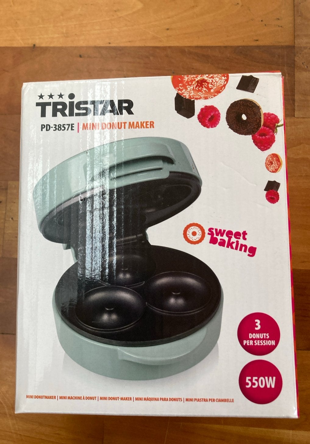 Tristar PD-3857E Mini Donut Maker - Nieuw in doos, Witgoed en Apparatuur, Ophalen, Nieuw