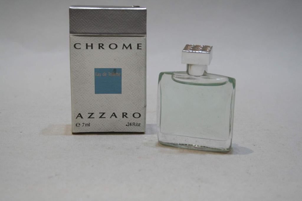 Miniatuur Azzaro Chrome 7 ml EdT nieuw & OVP, Verzenden, Nieuw, Miniatuur, Gevuld