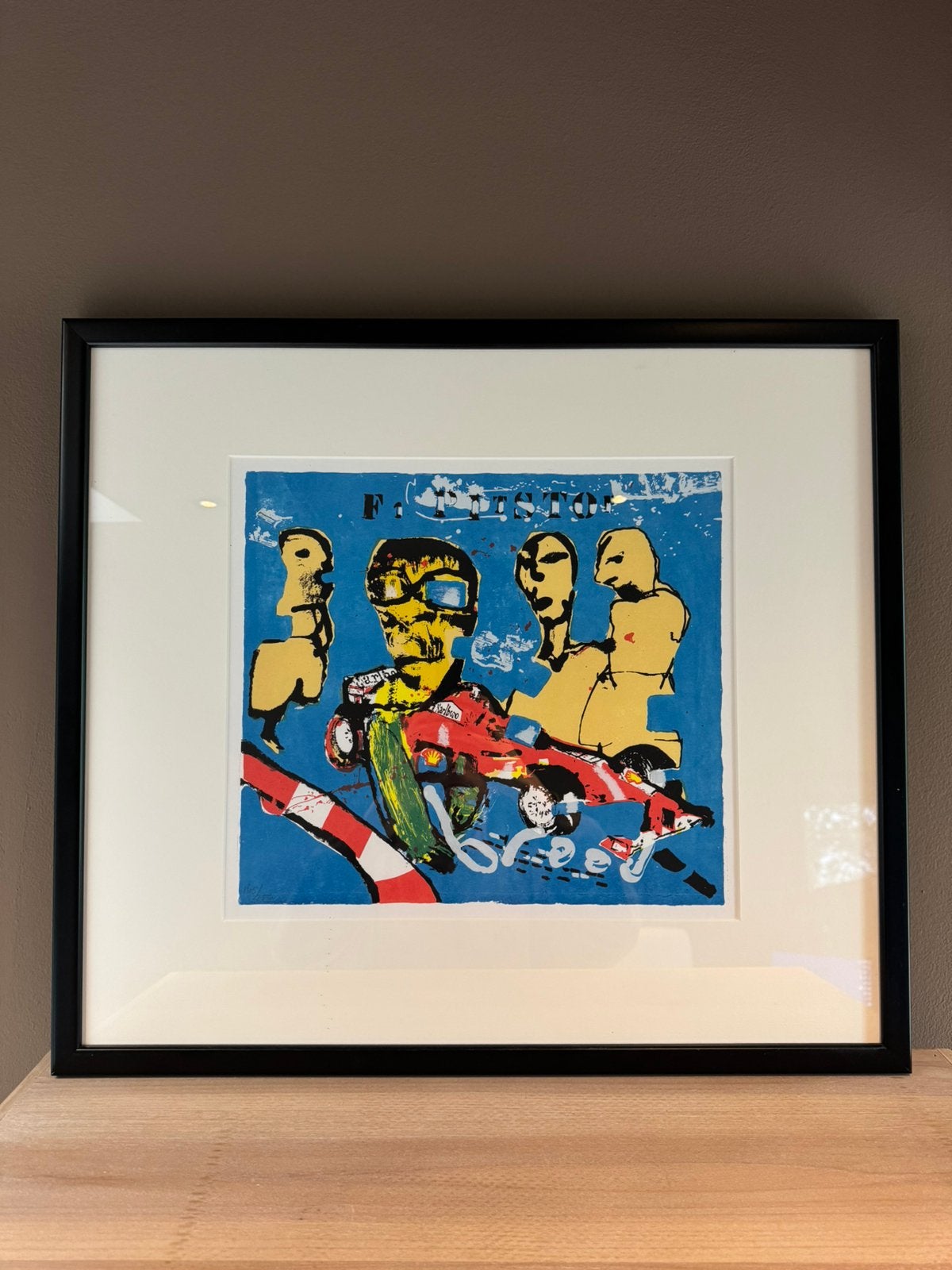 Herman Brood Formule 1 Pitstop zeefdruk 165/200, Ophalen