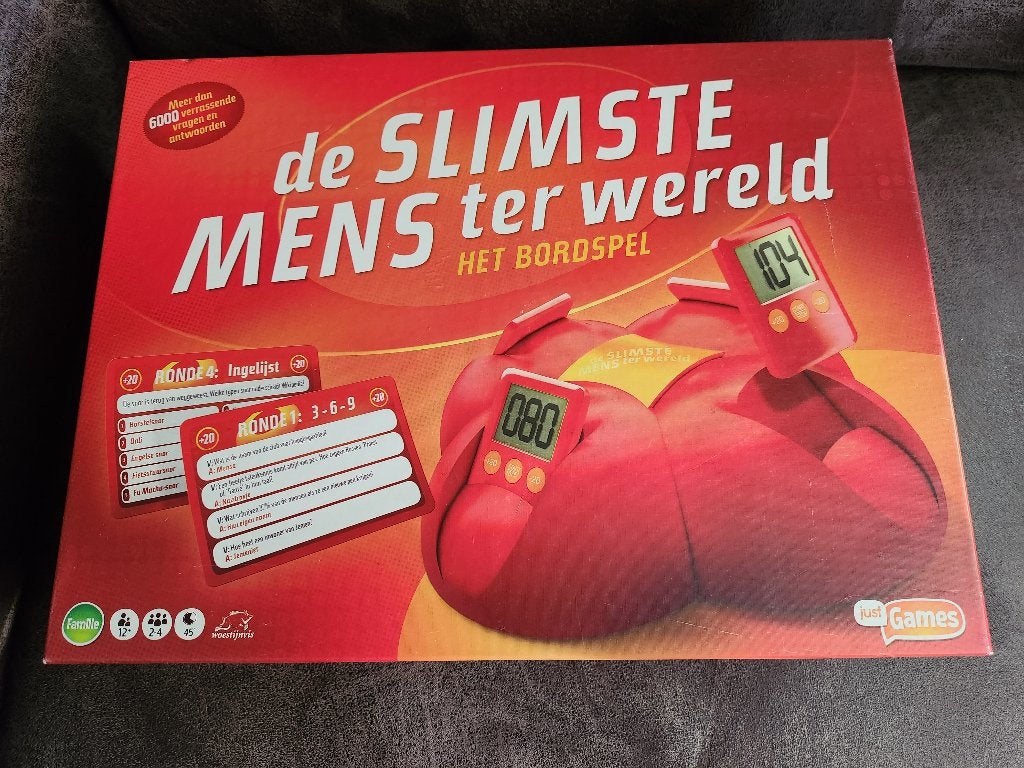 De slimste mens ter wereld - Bordspel, Hobby en Vrije tijd, Gezelschapsspellen | Bordspellen, Ophalen of Verzenden, Zo goed als nieuw
