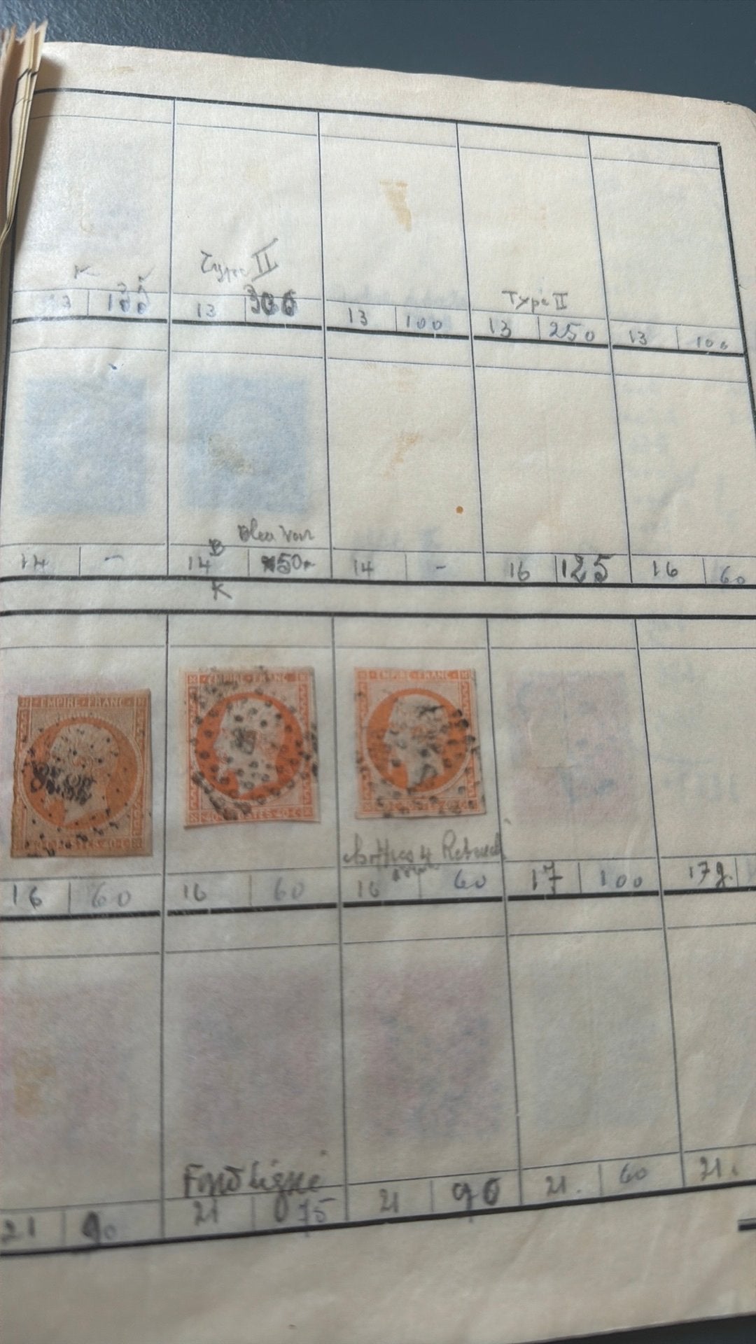 Frankrijk Nspoleon Ceres in oud rondzendboekje, Ophalen of Verzenden, Buitenland