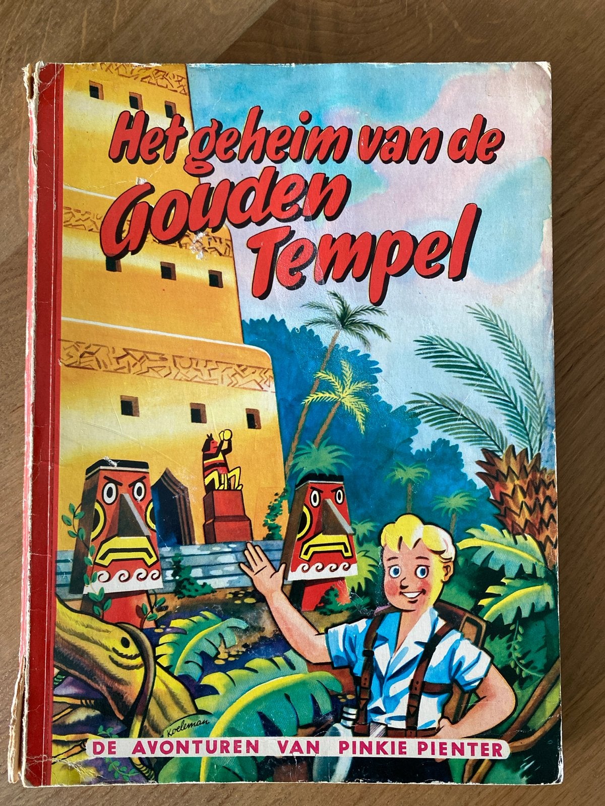 Pinkie Pienter - Het geheim van de Gouden Tempel, Boeken, Stripboeken, Eén stripboek, Ophalen of Verzenden, Gelezen