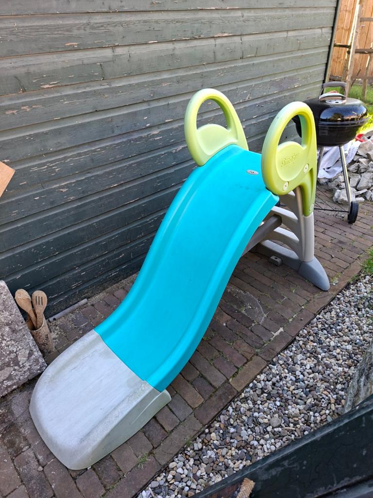 Smoby Glijbaan met 3 treden en wateraansluiting, Ophalen of Verzenden, Gebruikt