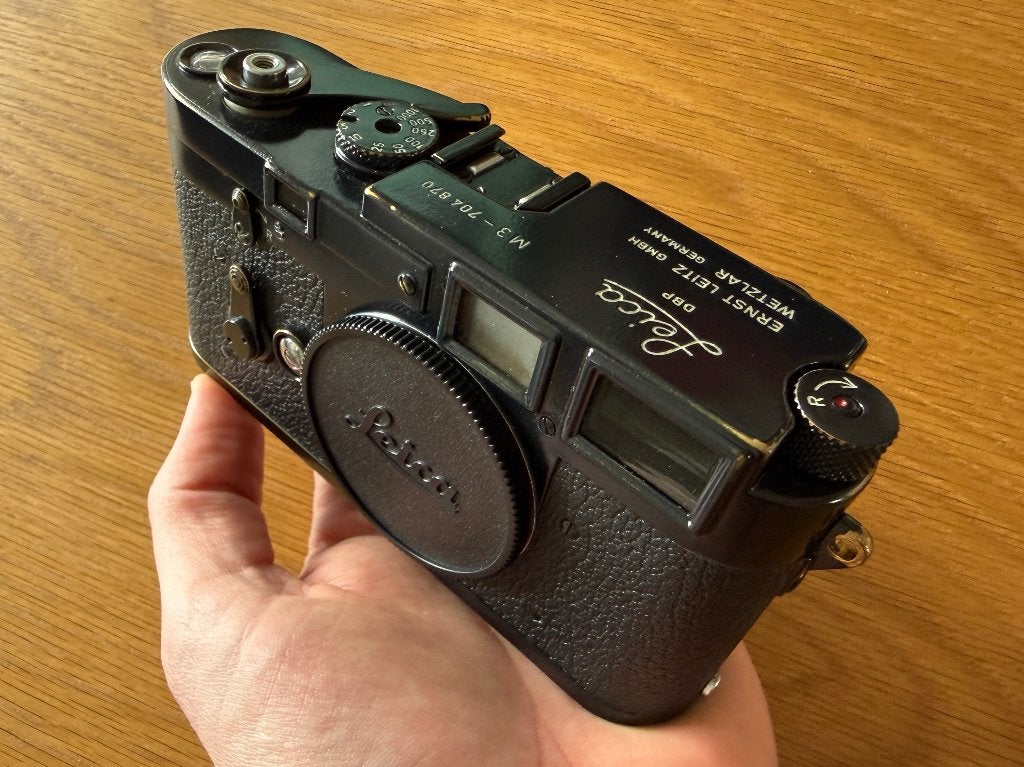 Leica M3 black (re)paint, Ophalen, Refurbished, Compact, Leica