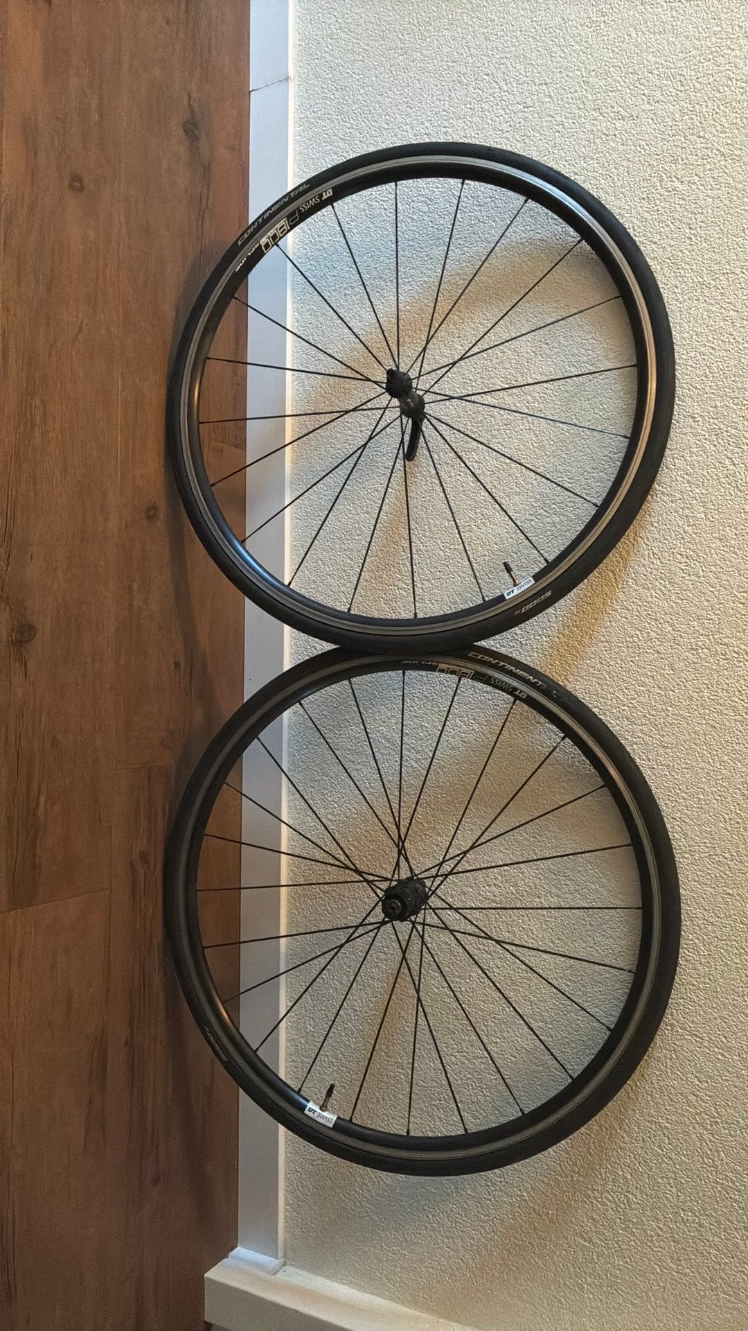 DT swiss P1800 wielset met Continental 5000 banden, Fietsen en Brommers, Ophalen, Zo goed als nieuw