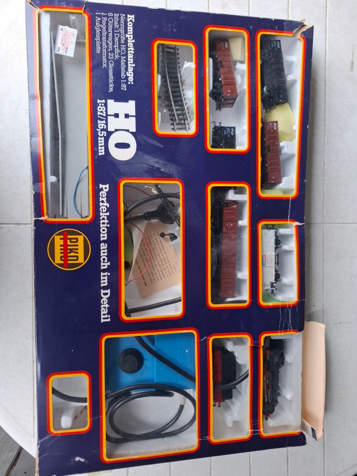 Piko H0 Treinset - Complete set met locomotief en wagons, Gelijkstroom, Analoog, Gebruikt, Treinset