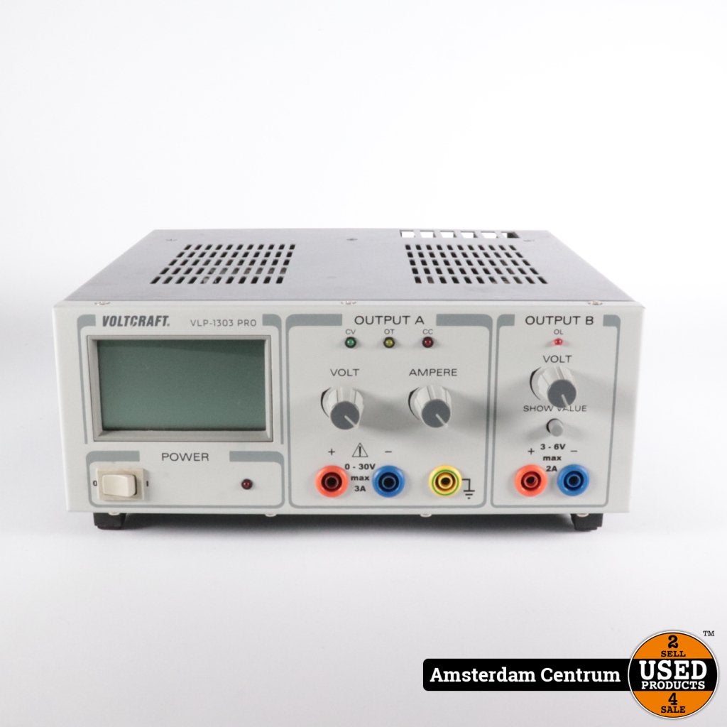 VoltCraft VLP1303 Pro Labvoeding - Zeer Nette Staat, Flex Ltd., Gebruikt, https://flex.com/contact-us, Nobelstraat 10, 5807 GA Oostrum LB, Limburg, Nederland