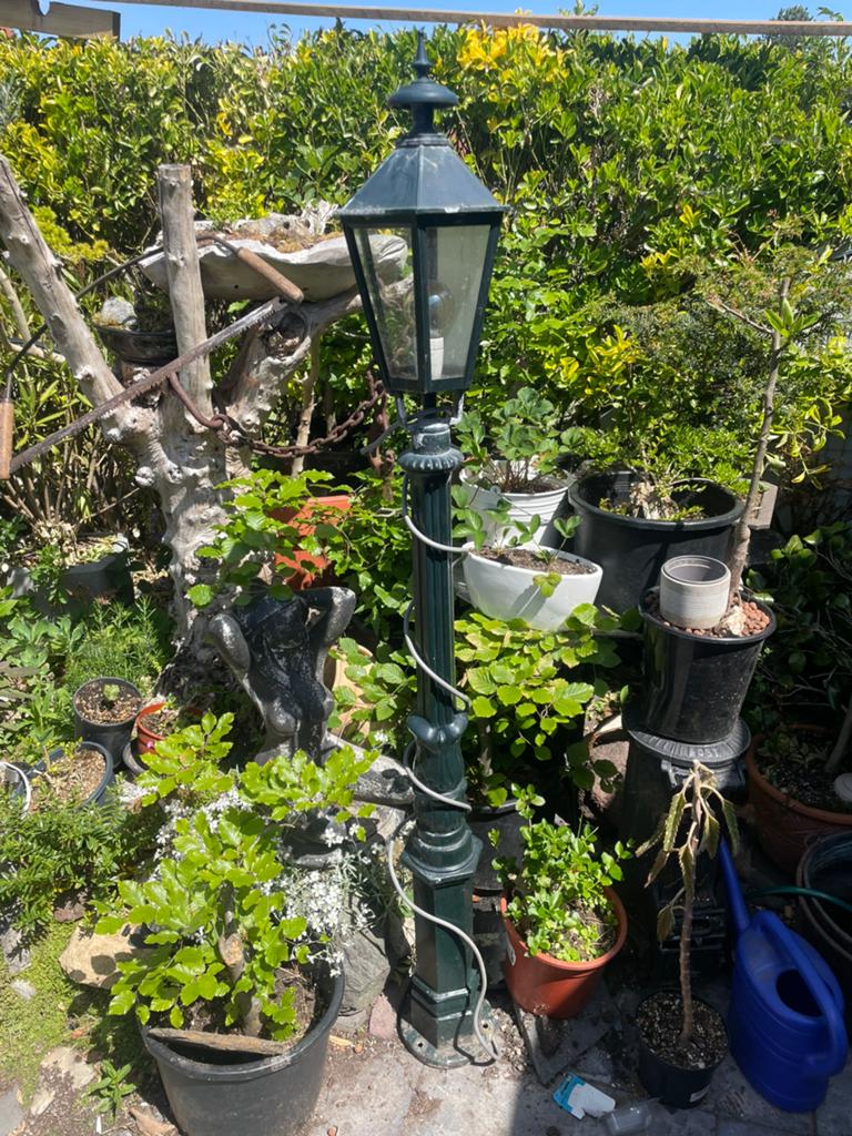 Tuinlantaarn lantaarn 180cm  t.e.a.b., Ophalen, Gebruikt, Staande lamp, Netvoeding
