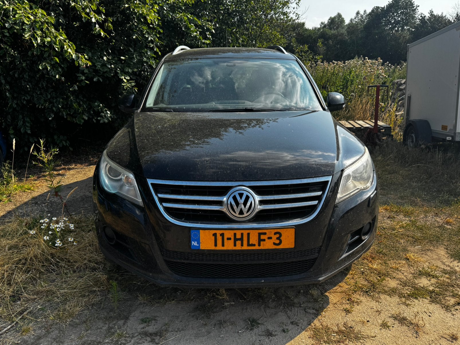 Volkswagen Tiguan 1.4 TSI 4MOTION TURBO KAPOT, Auto's, 4 cilinders, 2000 kg, Zwart, Bedrijf