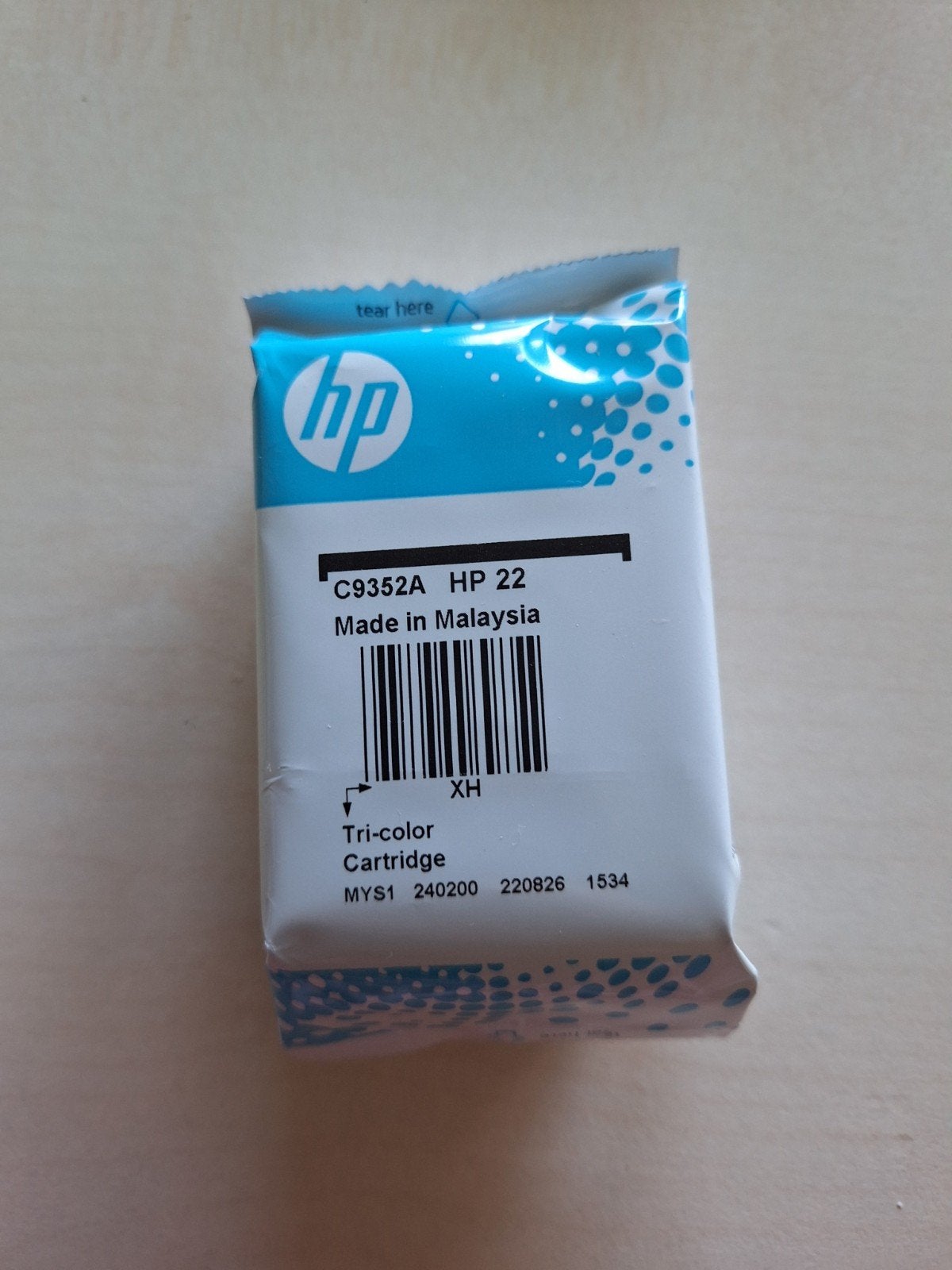 HP 22 Tri-color Cartridge C9352A - Nieuw in verpakking, Ophalen of Verzenden, Nieuw, Cartridge, HP