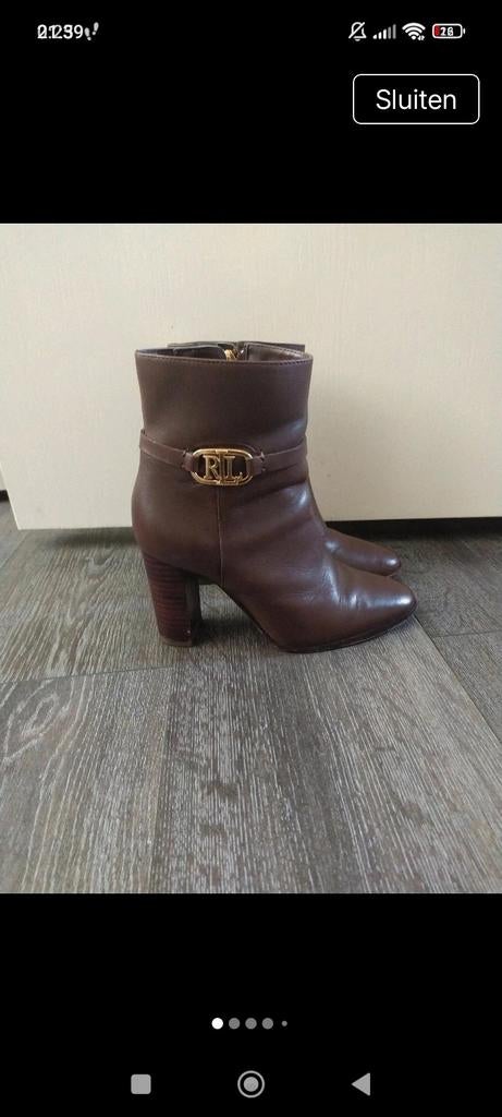 Ralph Lauren MAXIE laarzen maat 35.5, Kleding | Dames, Schoenen, Bruin, Lage of Enkellaarzen, Ophalen of Verzenden, Ralph Lauren