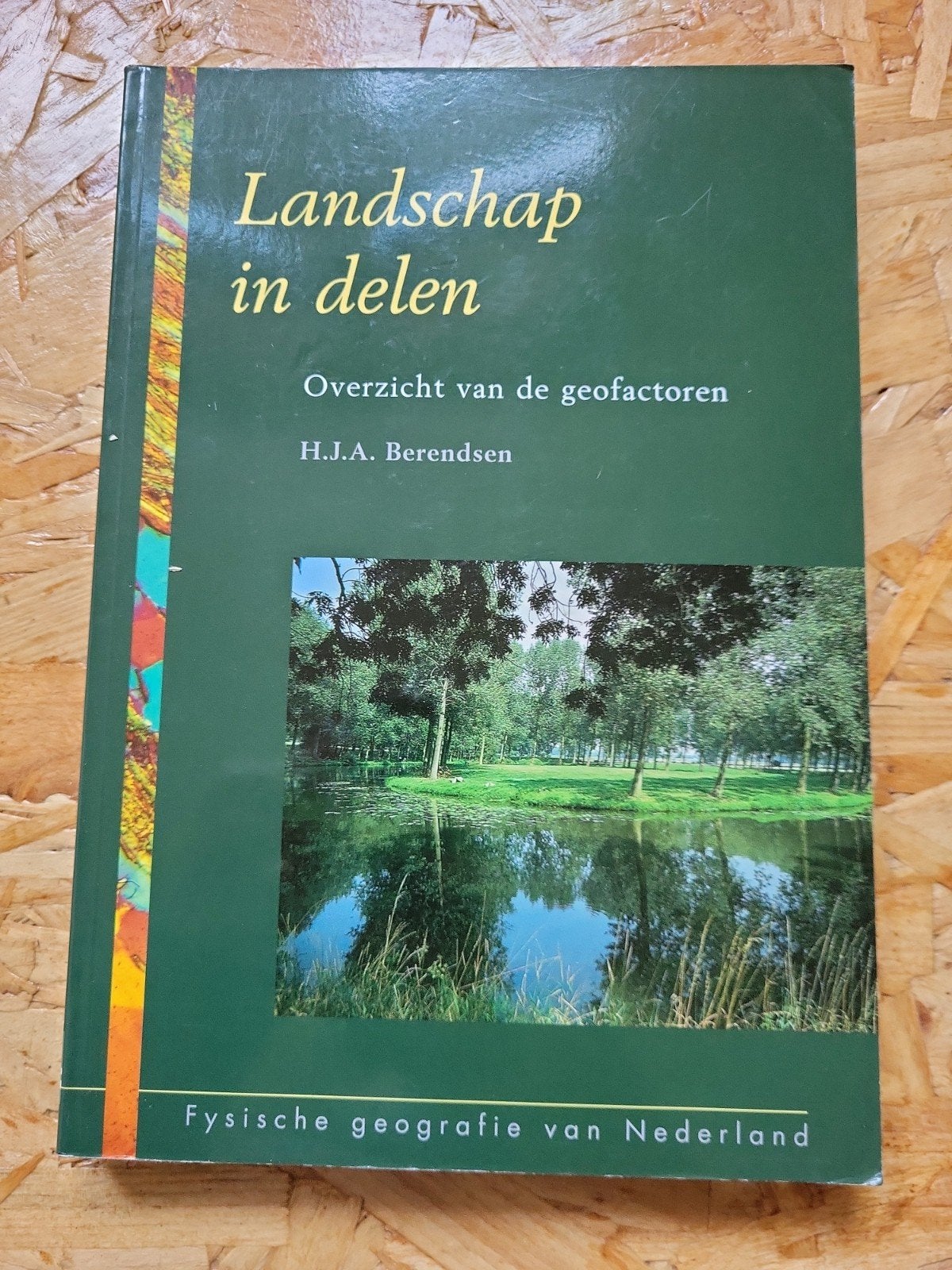 H.J.A. Berendsen - Landschap in delen, Boeken, H.J.A. Berendsen, Ophalen of Verzenden, Zo goed als nieuw, Natuurwetenschap