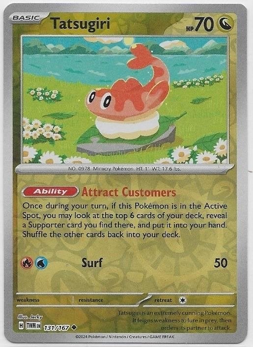 Twilight Masquerade,  Tatsugiri [reverse] 131/167, Verzenden, Nieuw, Losse kaart