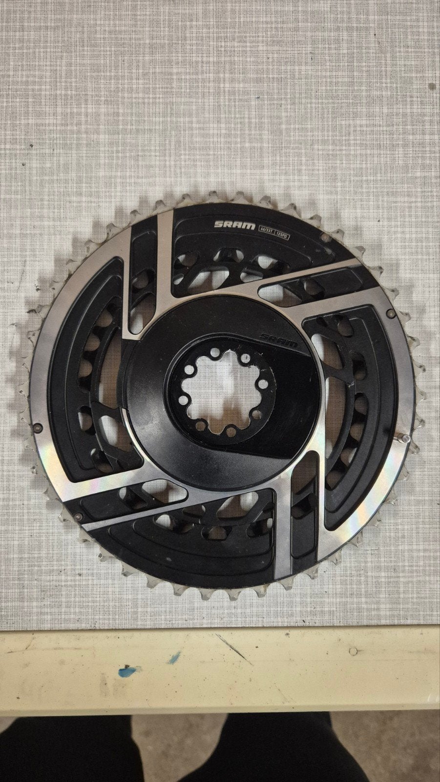 SRAM RED E1 46-33T 12 SPD Kettingblad voor Racefiets, Ophalen of Verzenden, Zo goed als nieuw, SRAM, Derailleur of Ketting