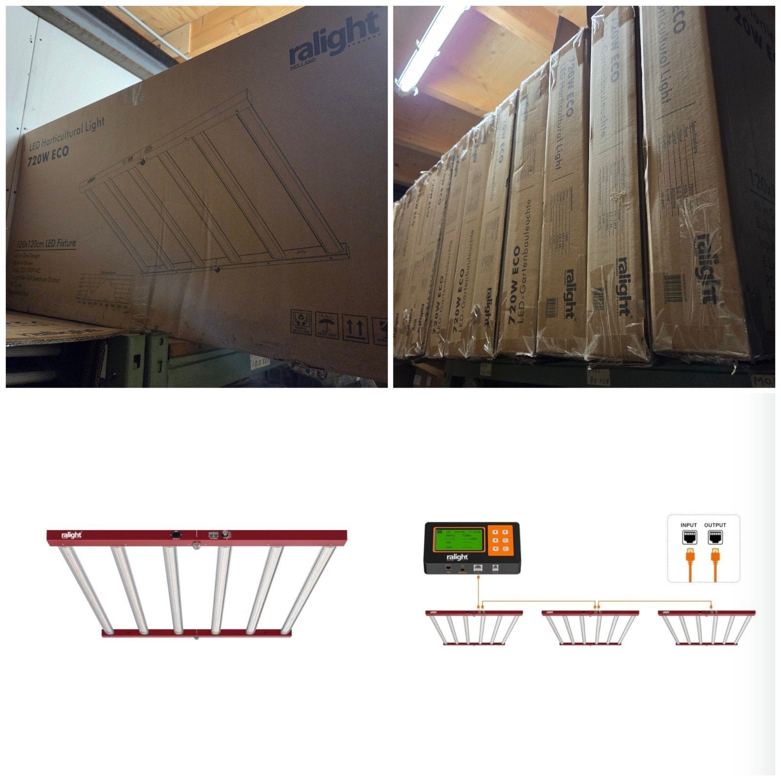 15 x 720w led kweeklampen plus controller / dimlux lumatek, Ophalen, Zo goed als nieuw
