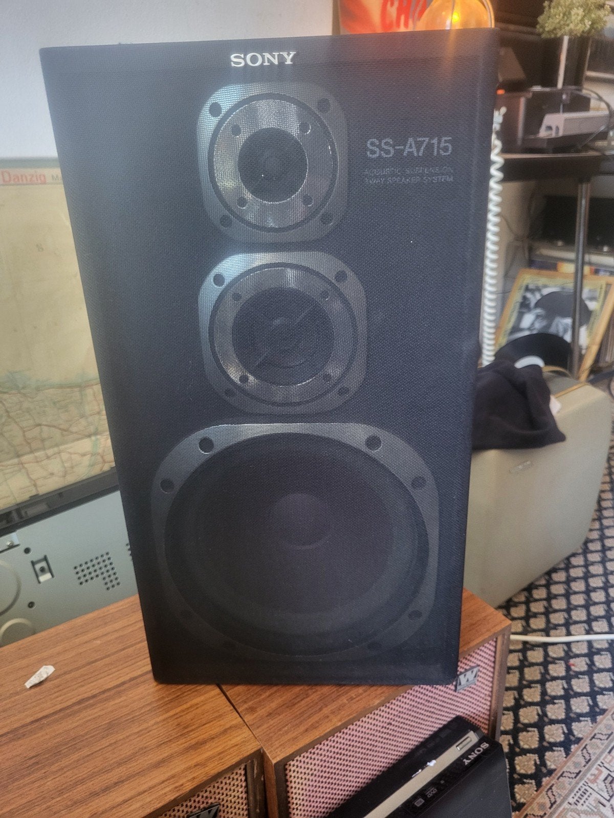 Sony SS-A715 Stereo Speakers - 100W, 6 Ohm, Audio, Tv en Foto, Luidsprekers, Ophalen, Stereo speakers, Gebruikt, 60 tot 120 watt