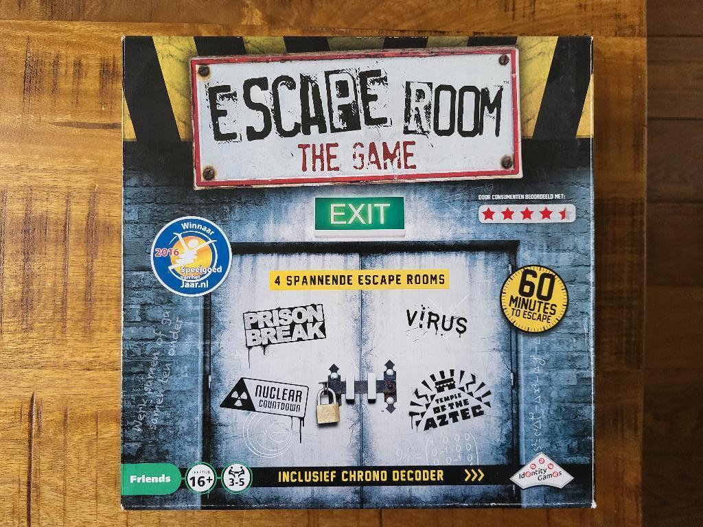 Escaperoom bordspel, Drie of vier spelers, Ophalen of Verzenden, Gebruikt