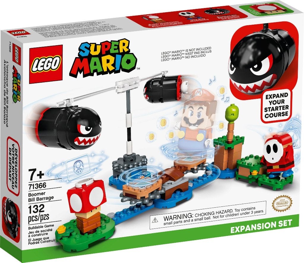 LEGO 71366 Boomer Bill Barrage (Super Mario, Expansion), Overige thema's, Nieuw, Ophalen of Verzenden, Complete set