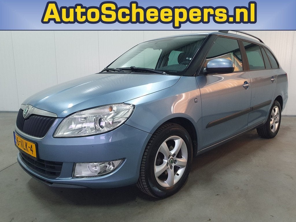 Skoda Fabia Combi 1.2 TDI Greenline CRUISE/AIRCO/TRHAAK, Auto's, Skoda, Voorwielaandrijving, Euro 5, 1199 cc, Blauw