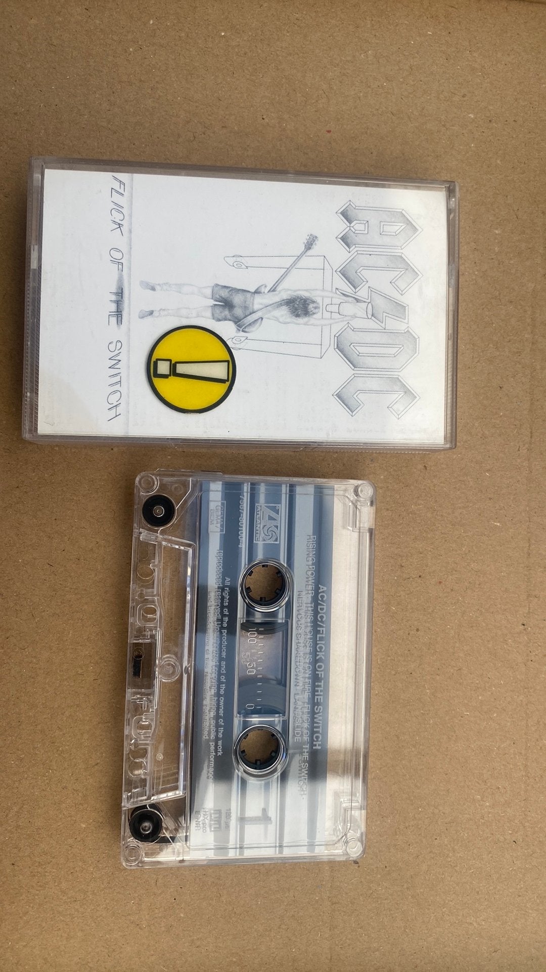 AcDc cassette flick of the switch, Ophalen of Verzenden, Zo goed als nieuw, 1 bandje