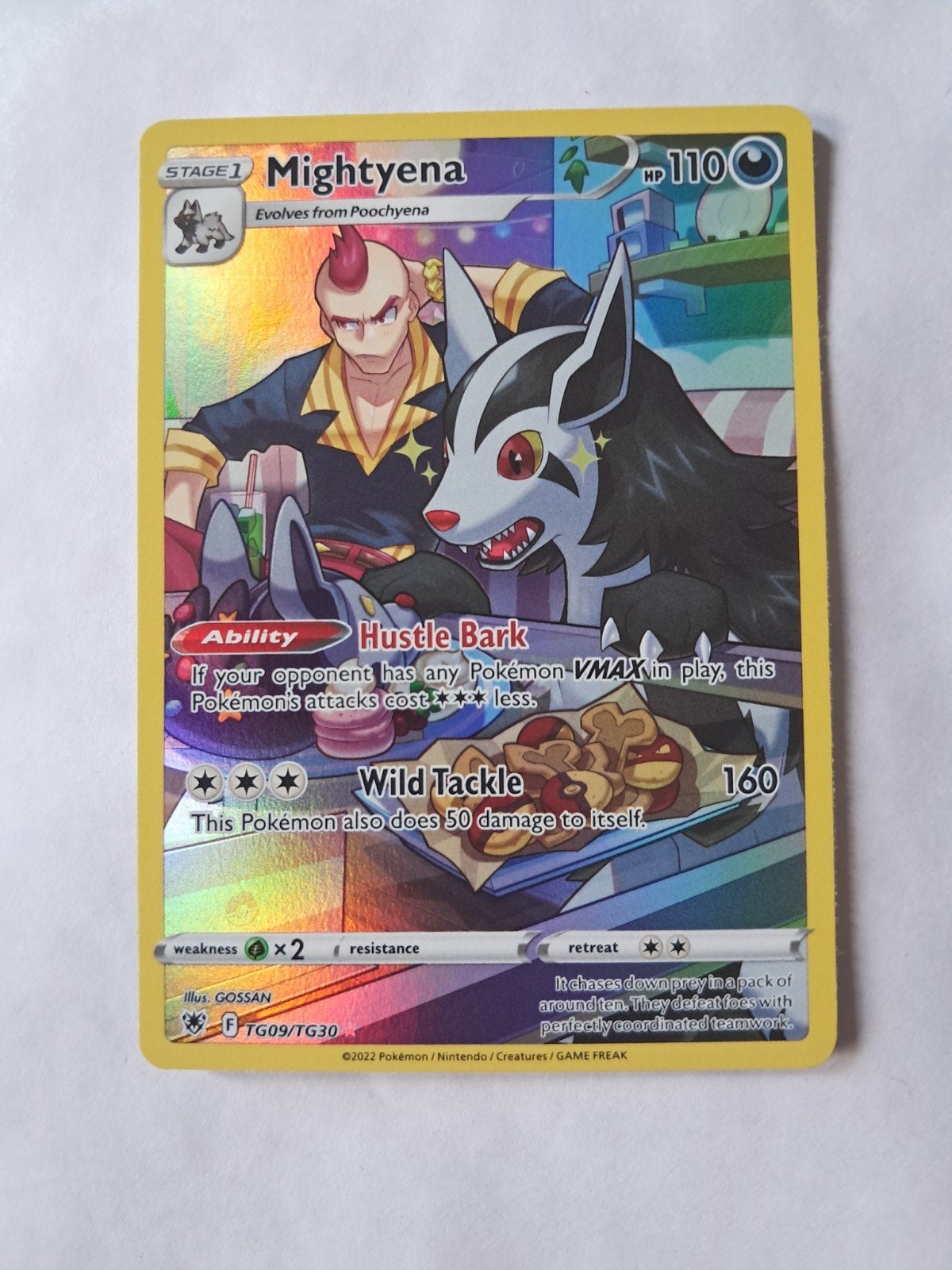 Mightyena TG09 Astral Radiance, Ophalen of Verzenden, Nieuw, Losse kaart, Foil