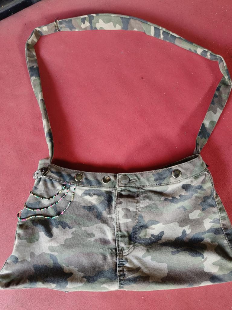 Speels Camouflage Schoudertasje, Ophalen, Gebruikt, Groen, Overige merken