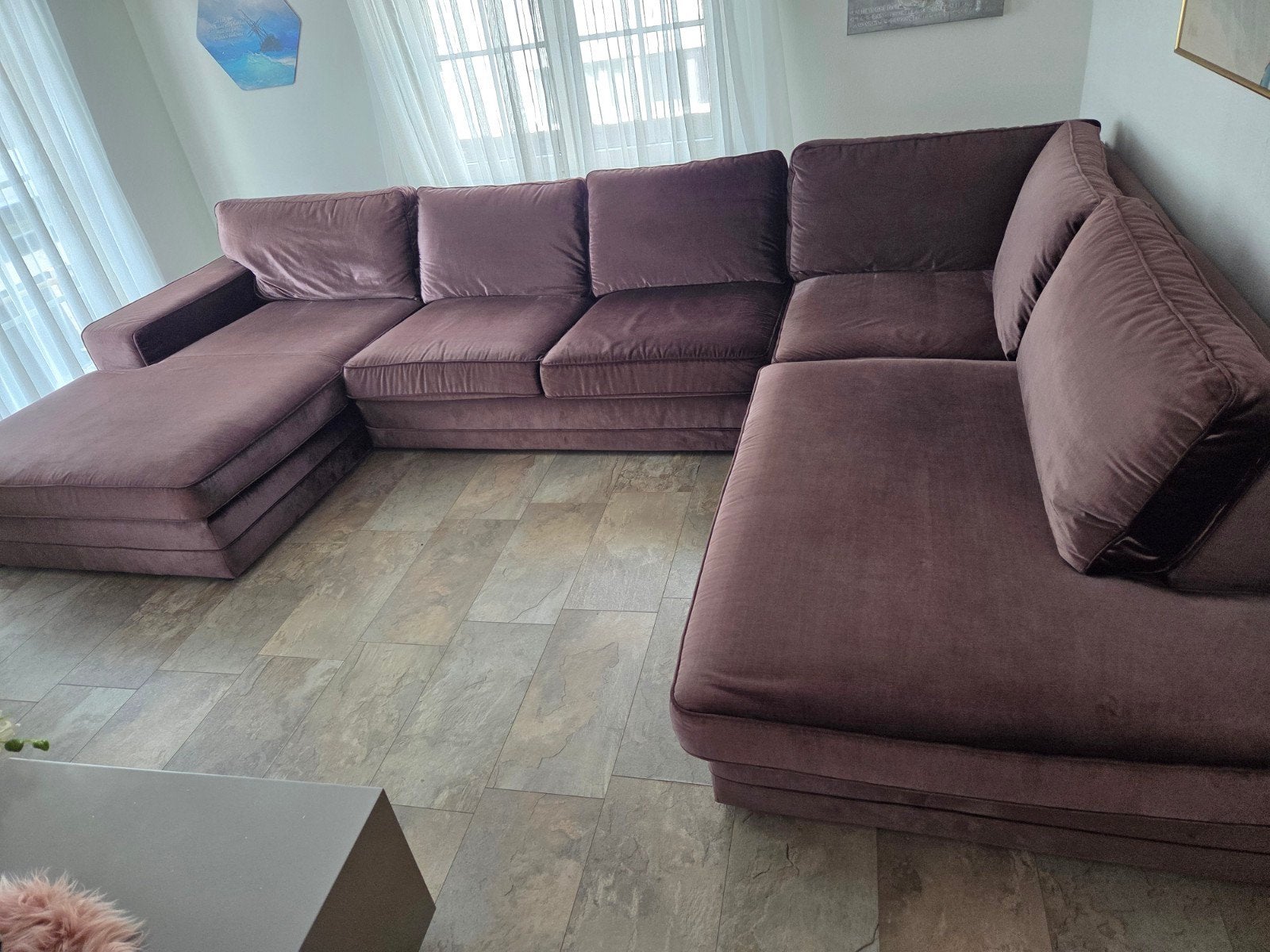 u bank let op 2 verschillende eetkamer sets, Ophalen, Gebruikt, Leer