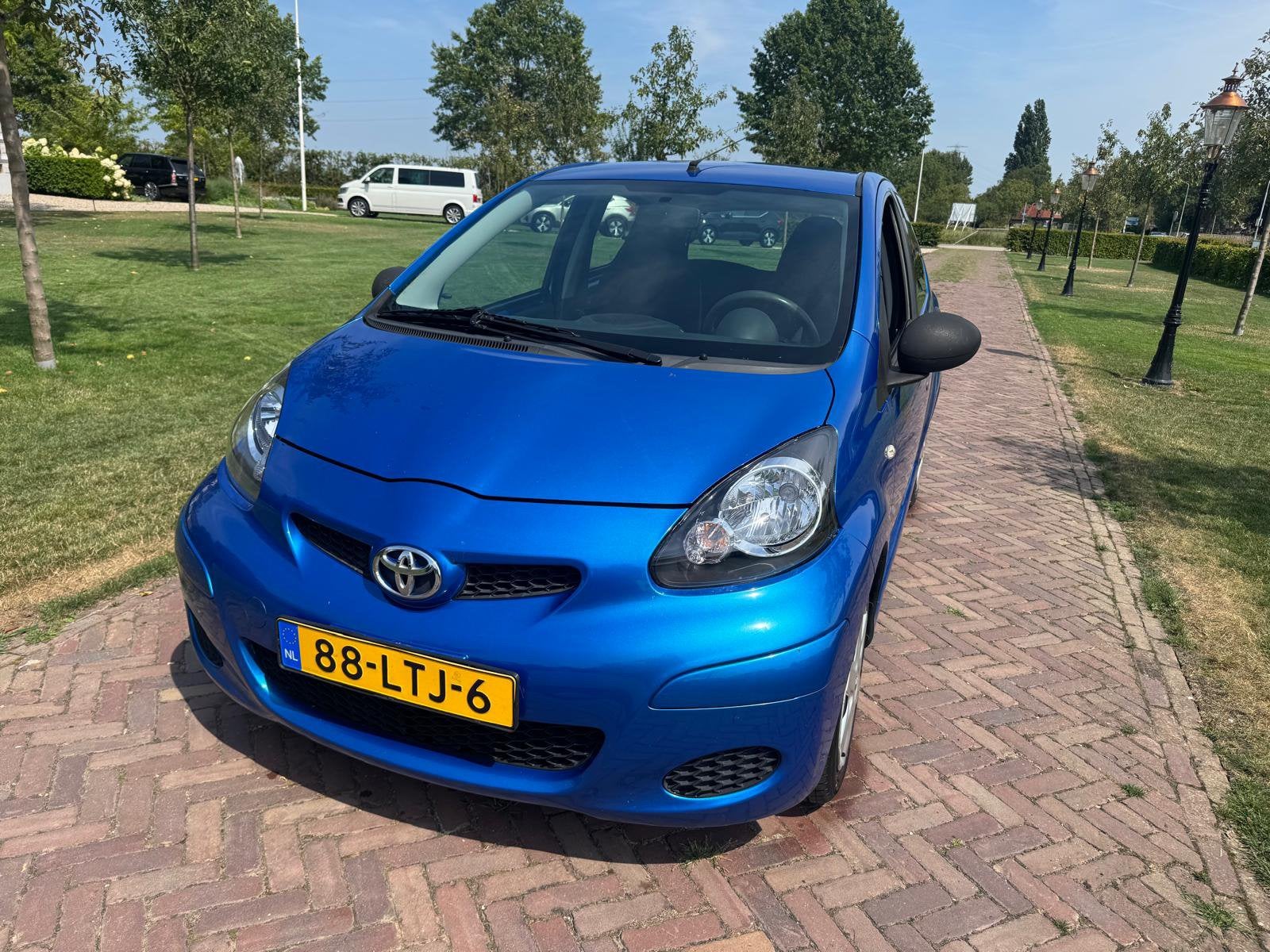 Toyota Aygo 1.0 12V Airco 5drs, Blauw, Bedrijf, Handgeschakeld, Airconditioning