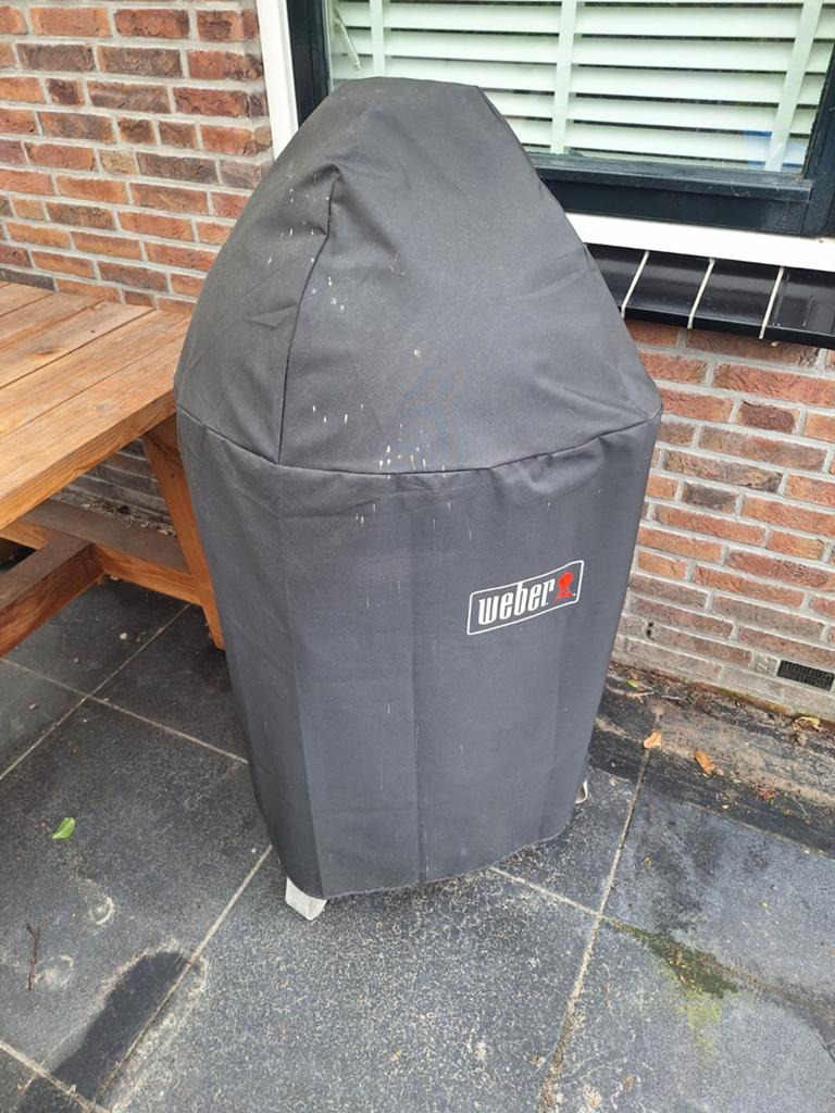 Weber Smokey Mountain 57 met hoes, Tuin en Terras, Ophalen, Gebruikt, Weber, Met accessoires
