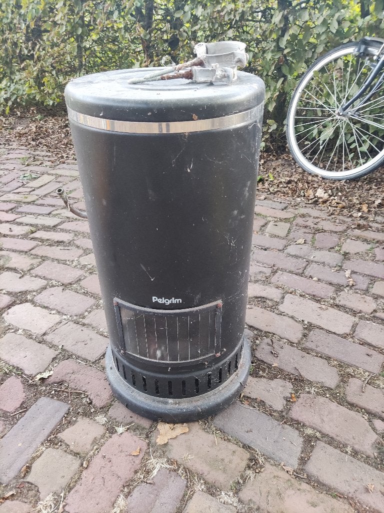 Pelgrim gaskachel, Huis en Inrichting, Ophalen, Gebruikt, Gas, Vrijstaand