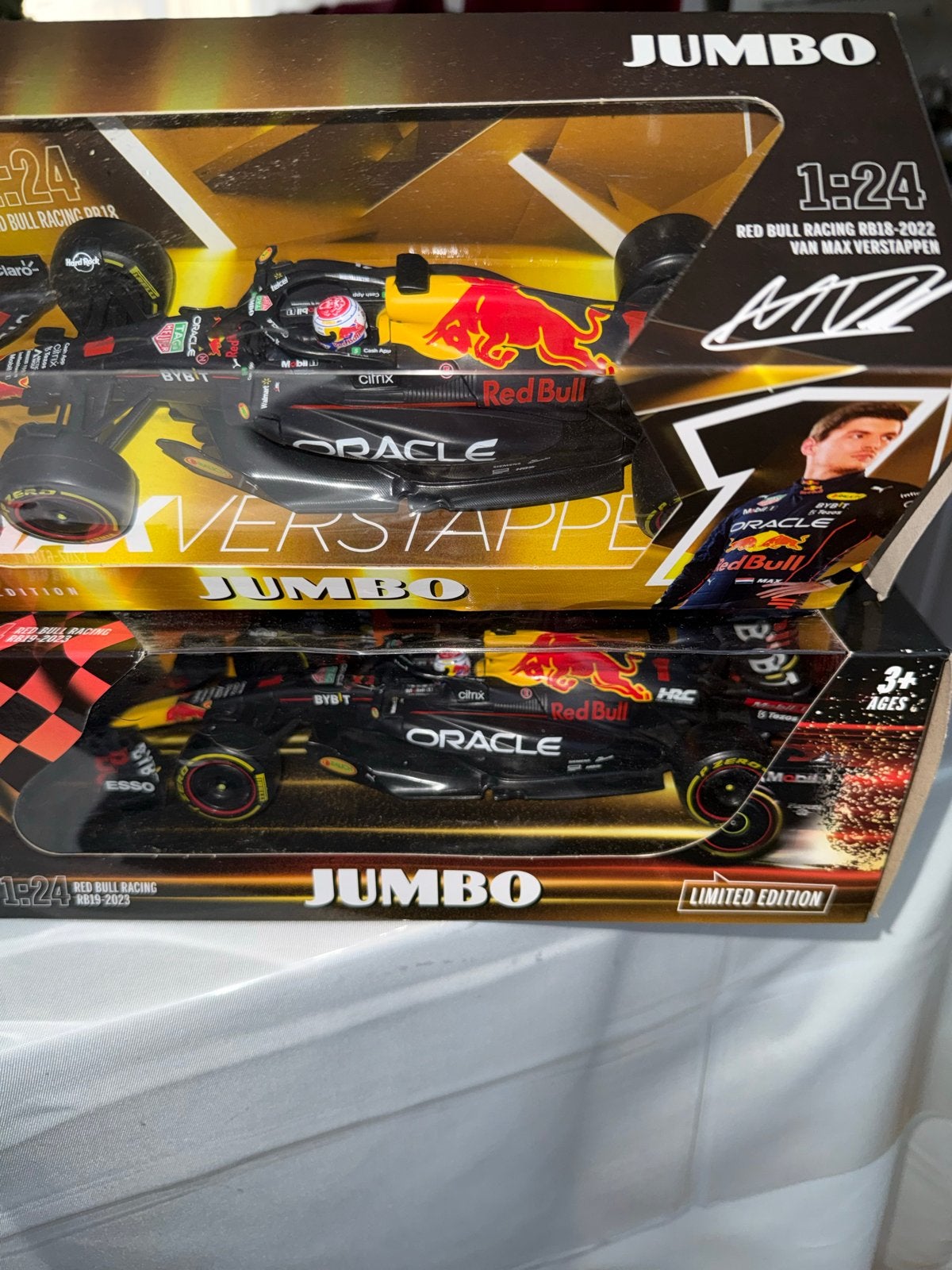 Max Verstappen Red Bull Racing F1 modelauto's Jumbo, Ophalen of Verzenden, Nieuw