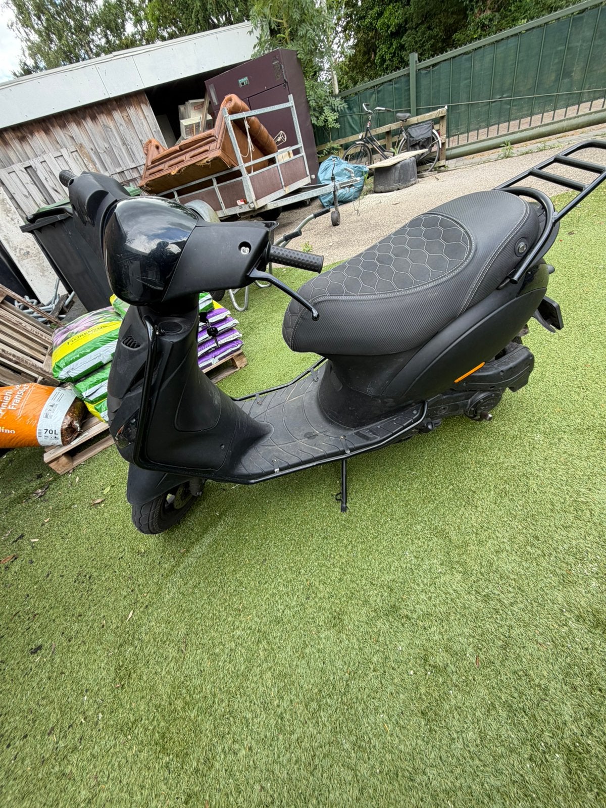 Piaggio Zip iget 4t Mat Zwart, Fietsen en Brommers, Scooters | Piaggio, Ophalen, Gebruikt, Zip, Benzine