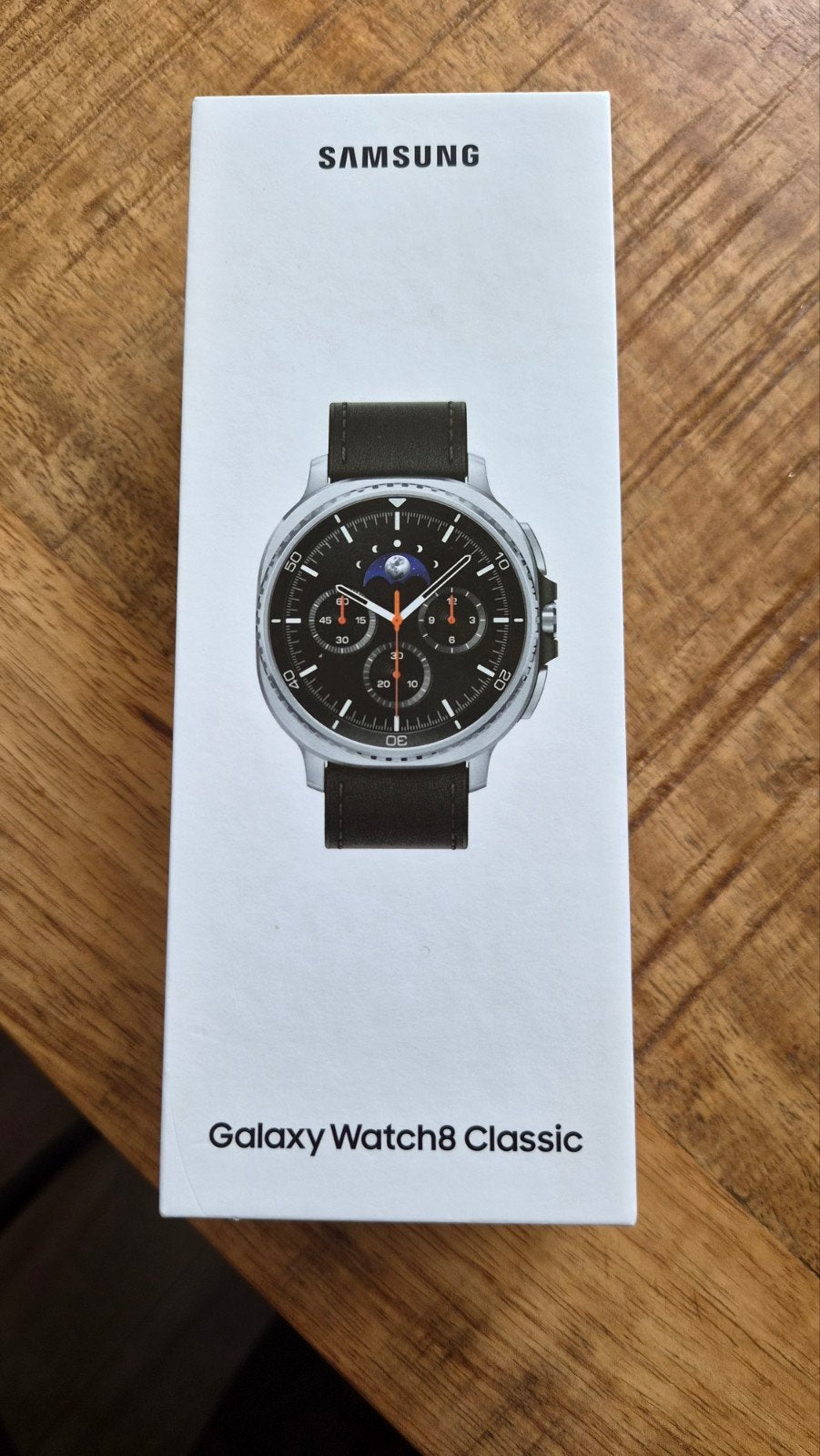 nieuwe samsung  smartwatch 8 classic., Ophalen, Nieuw, Zwart, Android