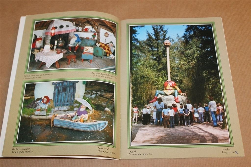 De Efteling — Vintage Fotoboekje 1985, Pirana & Sprookjesbos, Gebruikt, -, -, Ophalen of Verzenden