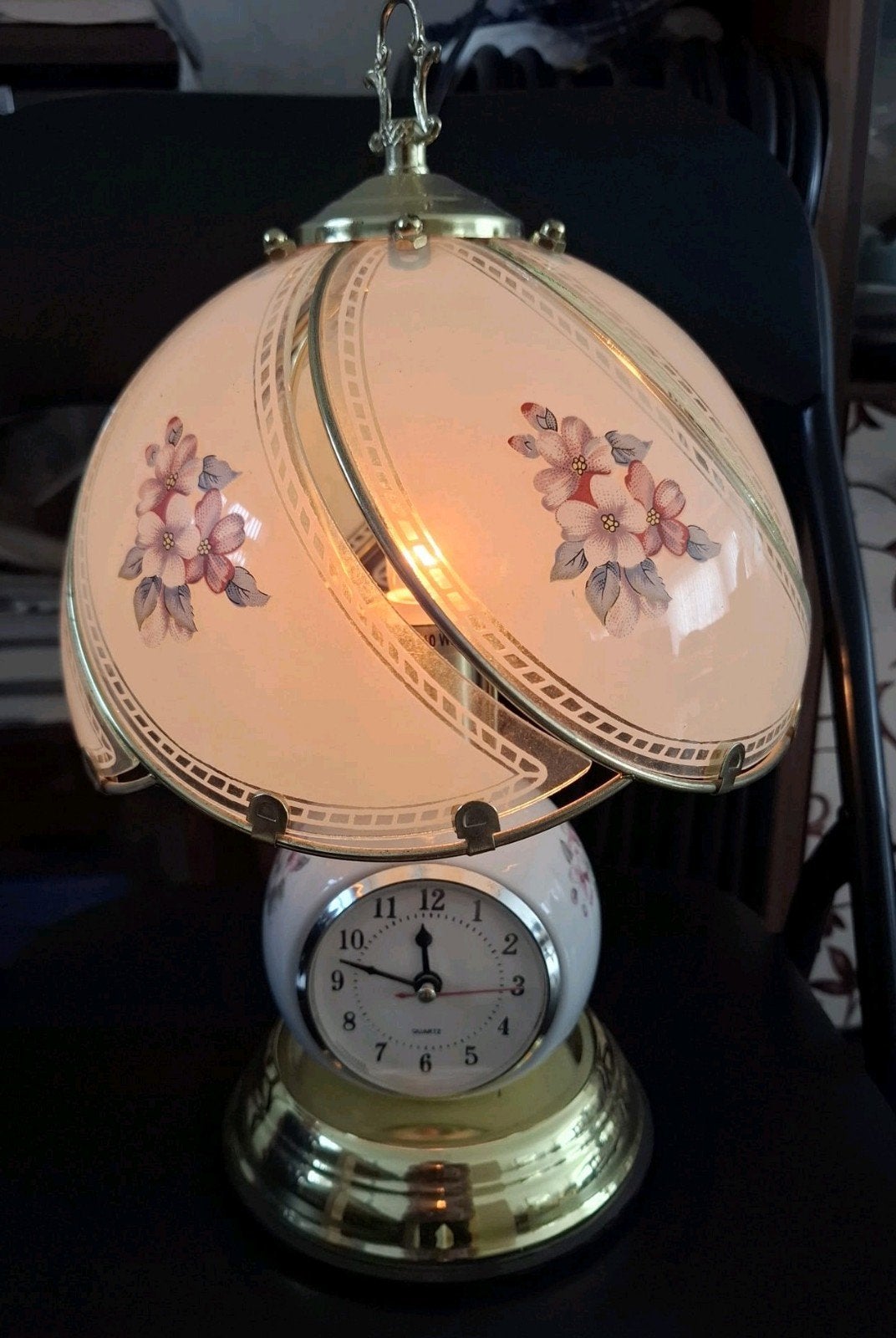 Vintage aanraak 3 standen lamp.Vintage touch lamp with 3 set, Ophalen of Verzenden, Vintage