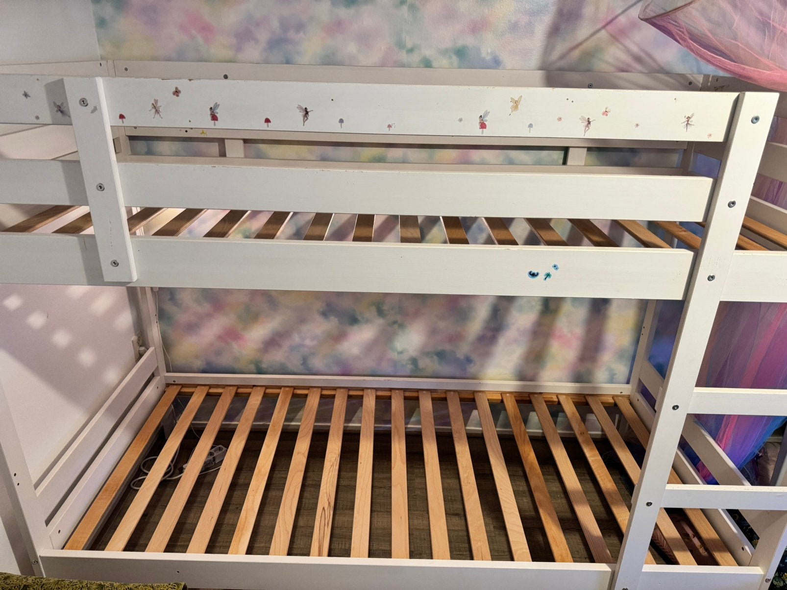 MYDAL stapelbedframe, grenen, 90x200 cm – IKEA, Kinderen en Baby's, Kinderkamer | Stapelbedden en Hoogslapers, Ophalen, Gebruikt